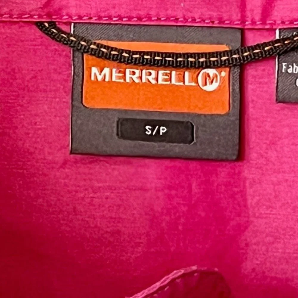Merrell Avalon Wind Rush Half Zip Jacket Vintage Pink/Teal S